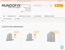 Tablet Screenshot of mundofix.com